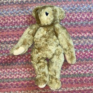 VTG AUTHENTIC VERMONT BROWN TEDDY BEAR 16” MOVABLE LIMBS